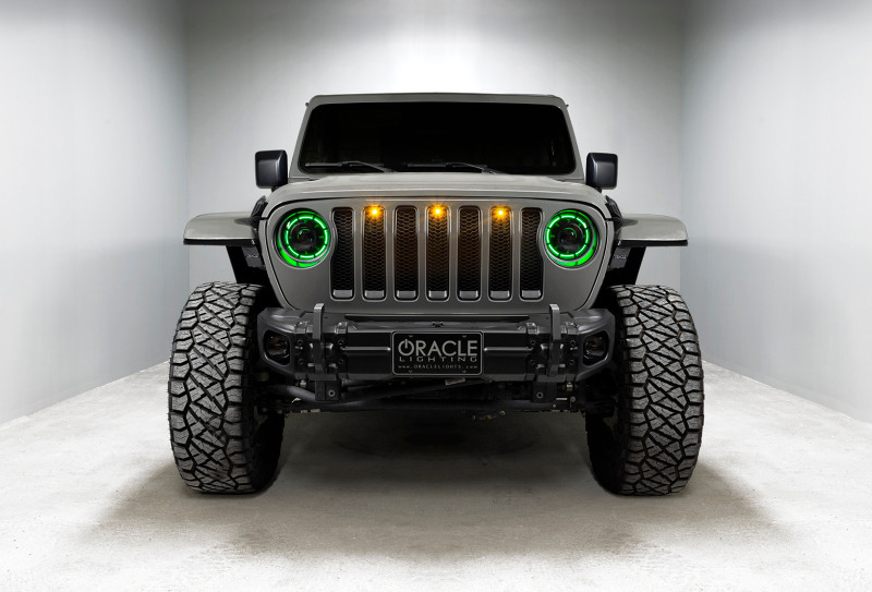 Oracle Oculus Bi-LED Projector Headlights for Jeep JL/Gladiator JT - w/ Simple Cntrl - 5839-504-B