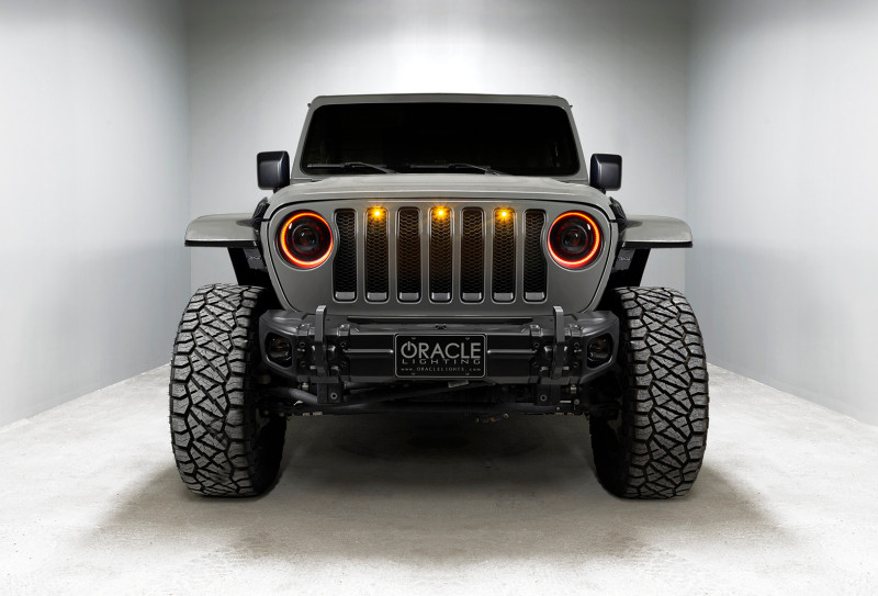 Oracle Oculus Bi-LED Projector Headlights for Jeep JL/Gladiator JT - w/ Simple Cntrl - 5839-504-B