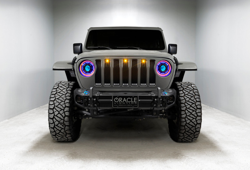 Oracle Oculus Bi-LED Projector Headlights for Jeep JL/Gladiator JT - w/ Simple Cntrl - 5839-504-B