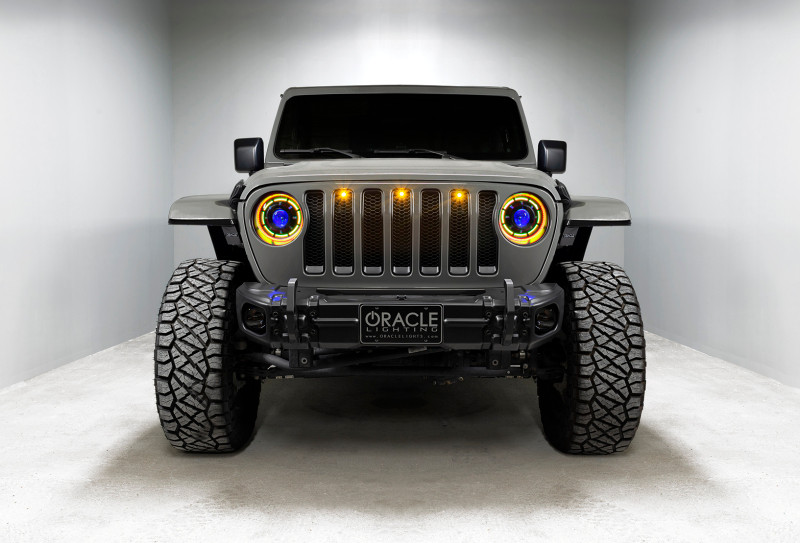 Oracle Oculus Bi-LED Projector Headlights for Jeep JL/Gladiator JT - w/ Simple Cntrl - 5839-504-B