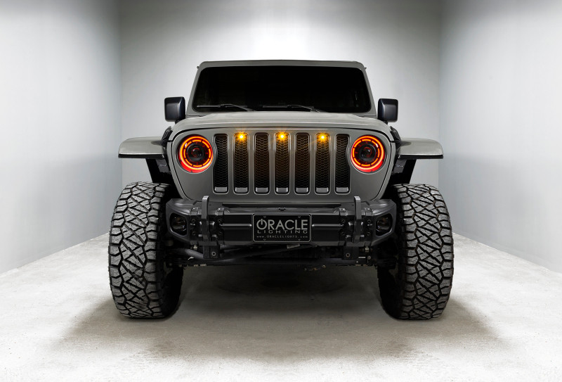 Oracle Oculus Bi-LED Projector Headlights for Jeep JL/Gladiator JT - w/ Simple Cntrl - 5839-504-B