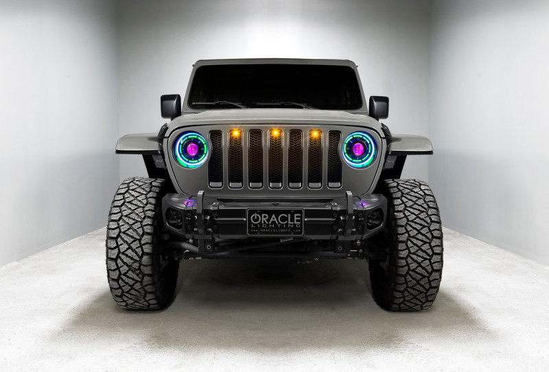Oracle Oculus Bi-LED Projector Headlights for Jeep JL/Gladiator JT - w/ Simple Cntrl - 5839-504-B