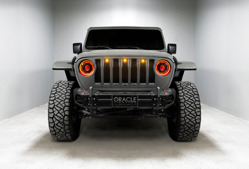 Oracle Oculus Bi-LED Projector Headlights for Jeep JL/Gladiator JT - w/ Simple Cntrl - 5839-504-B