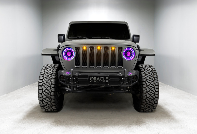 Oracle Oculus Bi-LED Projector Headlights for Jeep JL/Gladiator JT - w/ Simple Cntrl - 5839-504-B