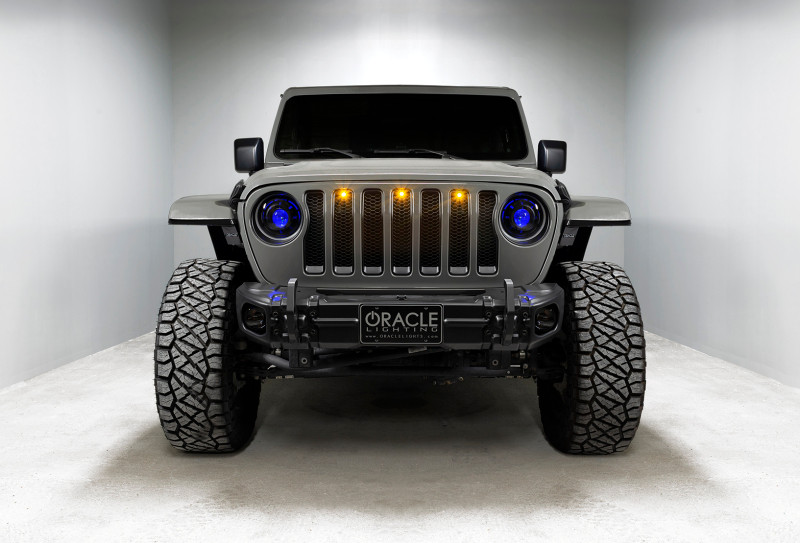 Oracle Oculus Bi-LED Projector Headlights for Jeep JL/Gladiator JT - w/ Simple Cntrl - 5839-504-B