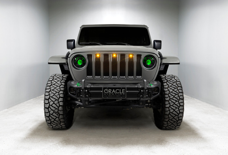 Oracle Oculus Bi-LED Projector Headlights for Jeep JL/Gladiator JT - w/ Simple Cntrl - 5839-504-B