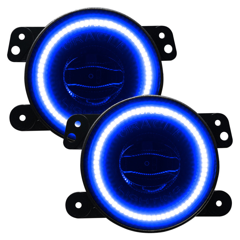Oracle Jeep Wrangler JK/JL/JT High Performance W LED Fog Lights - Blue - 5846-002