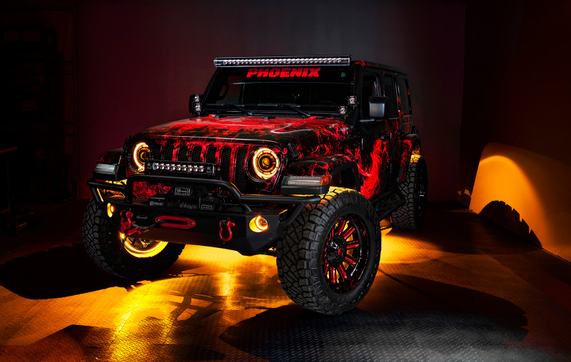 Oracle Jeep Wrangler JK/JL/JT High Performance W LED Fog Lights - w/o Controller - 5846-334