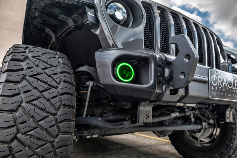 Oracle Jeep Wrangler JL/Gladiator JT Sport High Performance W LED Fog Lights - Green - 5847-004