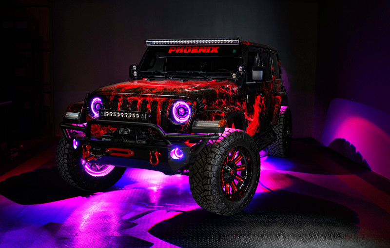 Oracle Jeep Wrangler JL/JT Sport High Performance W LED Fog Lights - w/o Controller - 5847-334