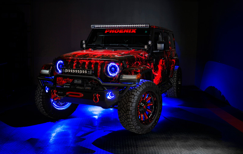 Oracle Jeep Wrangler JL/JT Sport High Performance W LED Fog Lights - w/o Controller - 5847-334