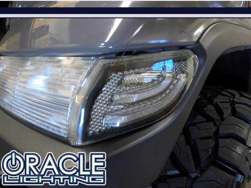 Oracle Jeep Wrangler JL Smoked Lens LED Front Sidemarkers - 5853-504