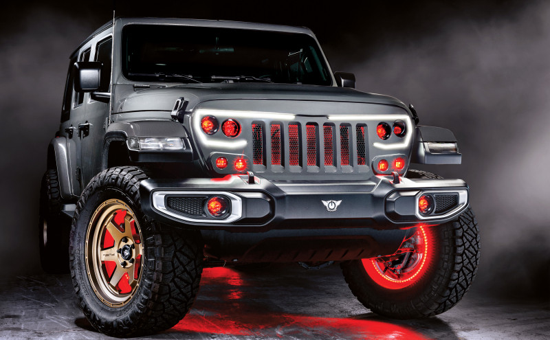 Oracle VECTOR Grille Demon Eye Projector Conversion Kit - ColorSHIFT w/o Controller - 5856-334