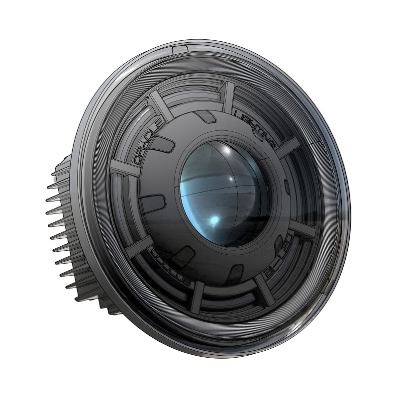 Oracle Oculus 7in Bi-LED Projector Headlights for Jeep Wrangler JK - 6000K - 5876-001