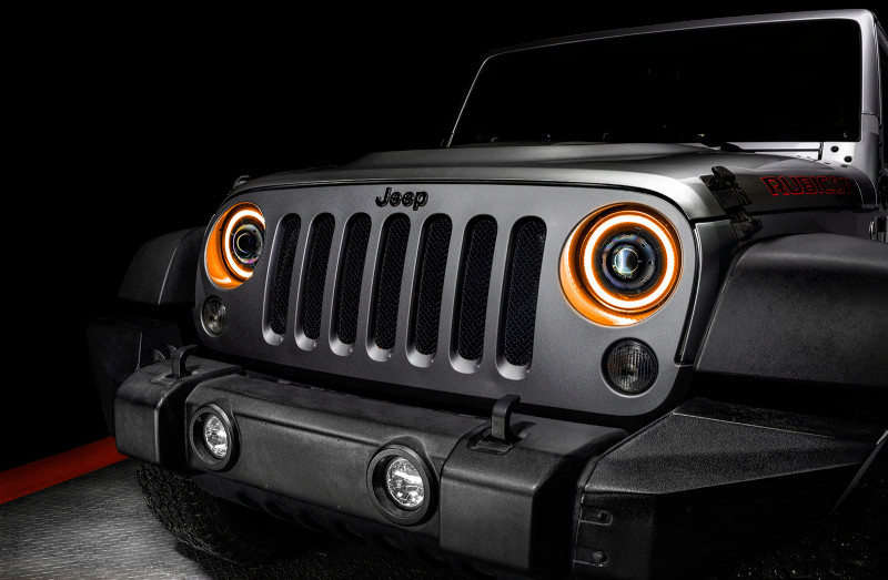 ORACLE Lighting 0718 Jeep Wrangler JK Oculus 7in Switchback BiLED Projector Headlights - 5876-023