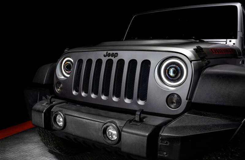 ORACLE Lighting 0718 Jeep Wrangler JK Oculus 7in Switchback BiLED Projector Headlights - 5876-023