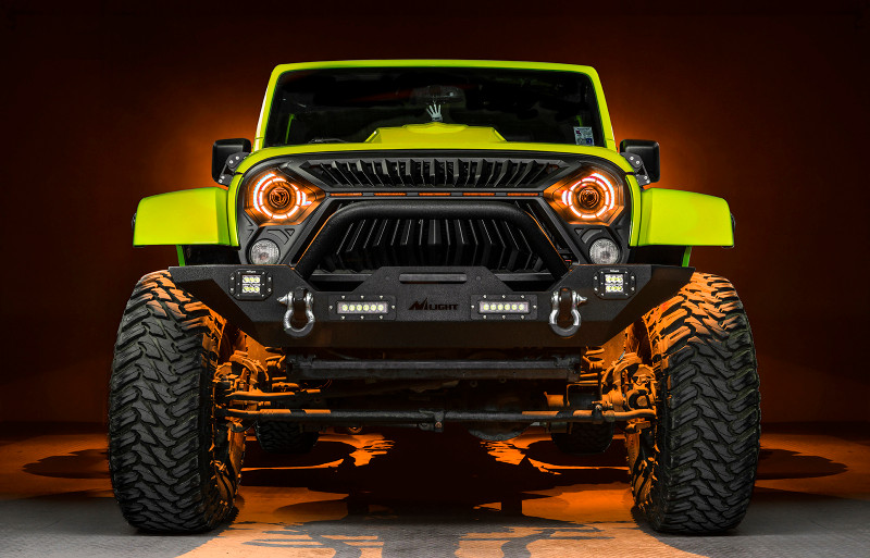 ORACLE Lighting 0718 Jeep Wrangler JK Oculus 7in ColorSHIFT BiLED Projector Headlights - 5876-330
