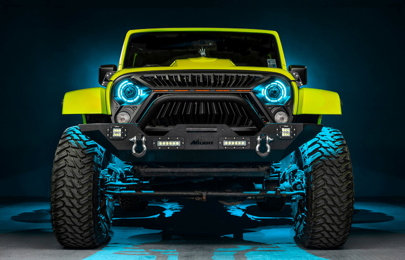 ORACLE Lighting 0718 Jeep Wrangler JK Oculus 7in ColorSHIFT BiLED Projector Headlights - 5876-330