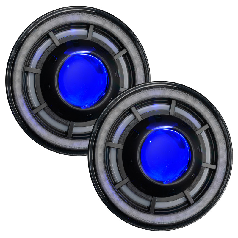 ORACLE Lighting 0718 Jeep Wrangler JK Oculus 7in ColorSHIFT BiLED Projector Headlights - 5876-333
