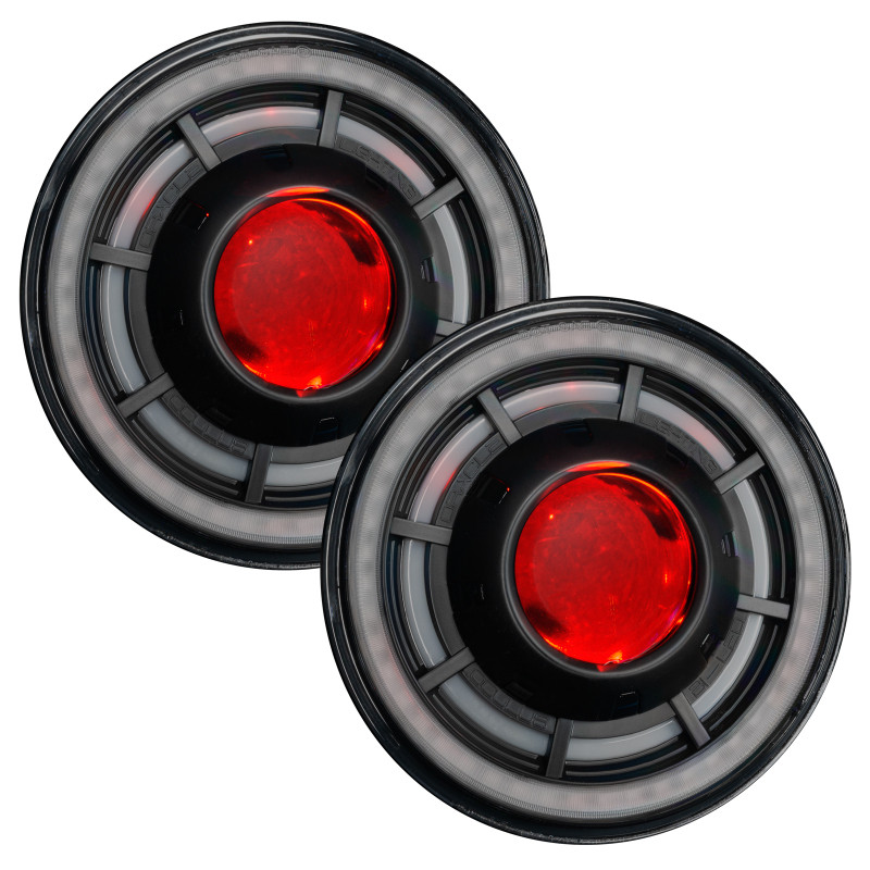 ORACLE Lighting 0718 Jeep Wrangler JK Oculus 7in ColorSHIFT BiLED Projector Headlights - 5876-333