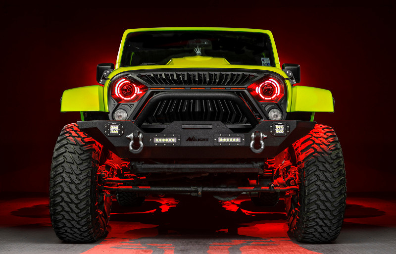 ORACLE Lighting 0718 Jeep Wrangler JK Oculus 7in ColorSHIFT BiLED Projector Headlights - 5876-333