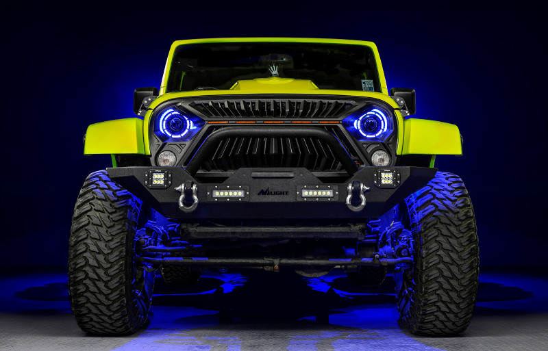 ORACLE Lighting 0718 Jeep Wrangler JK Oculus 7in ColorSHIFT BiLED Projector Headlights - 5876-333