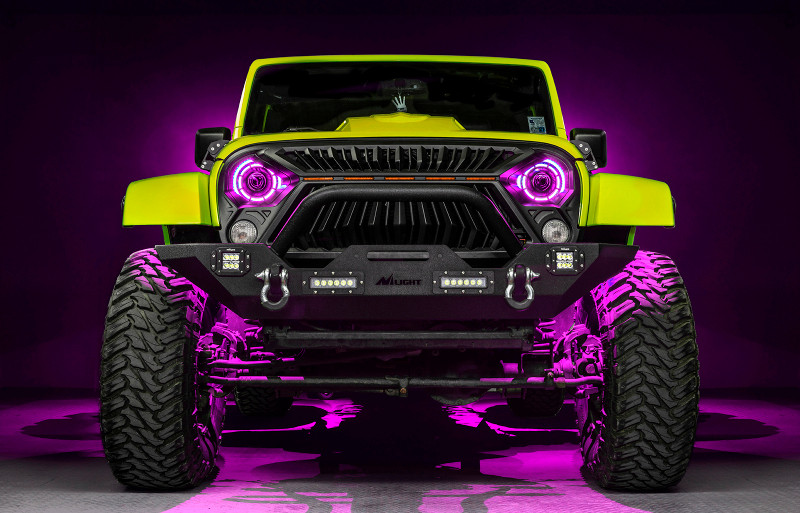 ORACLE Lighting 0718 Jeep Wrangler JK Oculus 7in ColorSHIFT BiLED Projector Headlights - 5876-333