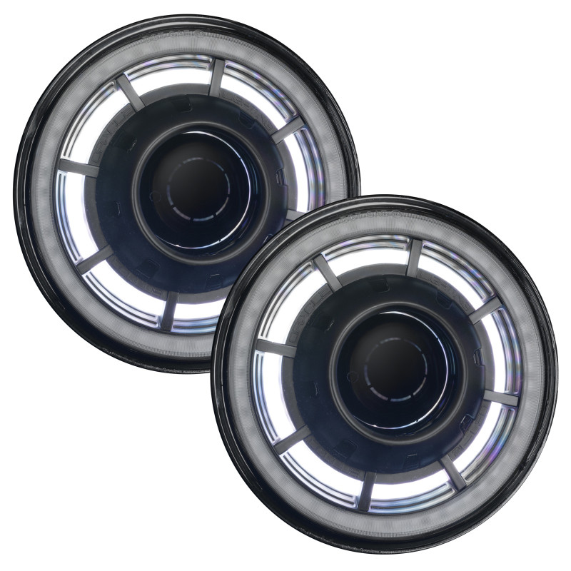 ORACLE Lighting 0718 Jeep Wrangler JK Oculus 7in ColorSHIFT BiLED Projector Headlights - 5876-333
