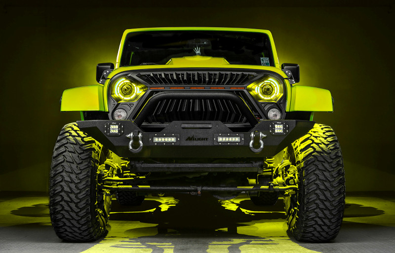 ORACLE Lighting 0718 Jeep Wrangler JK Oculus 7in ColorSHIFT BiLED Projector Headlights - 5876-333