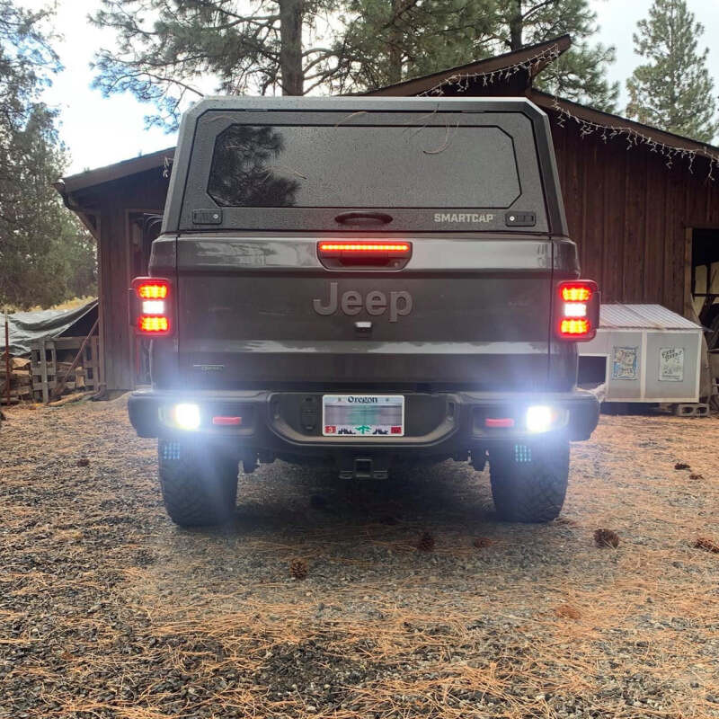 Oracle Jeep Gladiator JT Rear Bumper LED Reverse Lights w/ Plug & Play Harness - 6000K - 5881-504