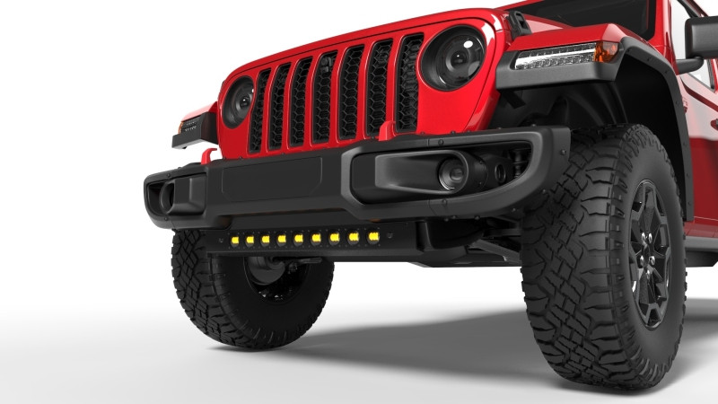 ORACLE Lighting 2019+ Jeep Wrangler JL Skid Plate w/ Integrated LED Emitters - Yellow - 5883-006