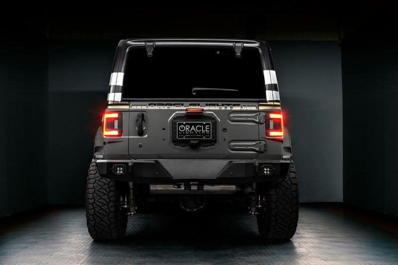 Oracle 2018+ Jeep Wrangler Rubicon/Sport LED Flush Mount Tail Light - Tinted - 5884-504-T