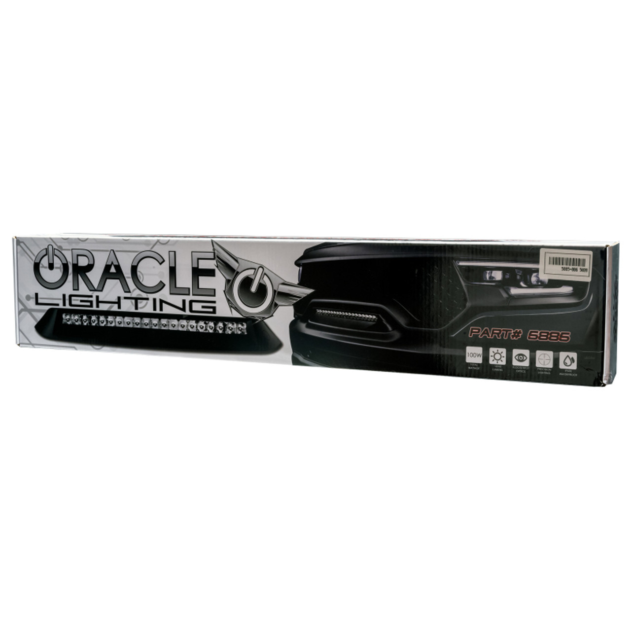 ORACLE Lighting 19-22 RAM Rebel/TRX Front Bumper Flush LED Light Bar System - White - 5885-001