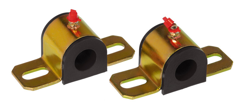 Prothane Universal Greasable Sway Bar Bushings - 7/8in - Type B Bracket - Black - 19-1175-BL