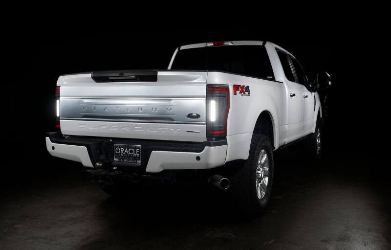 Oracle Lighting 17-22 Ford F-250/350 (Black Series) Flush Mount LED Tail Lights - 5896-504-T