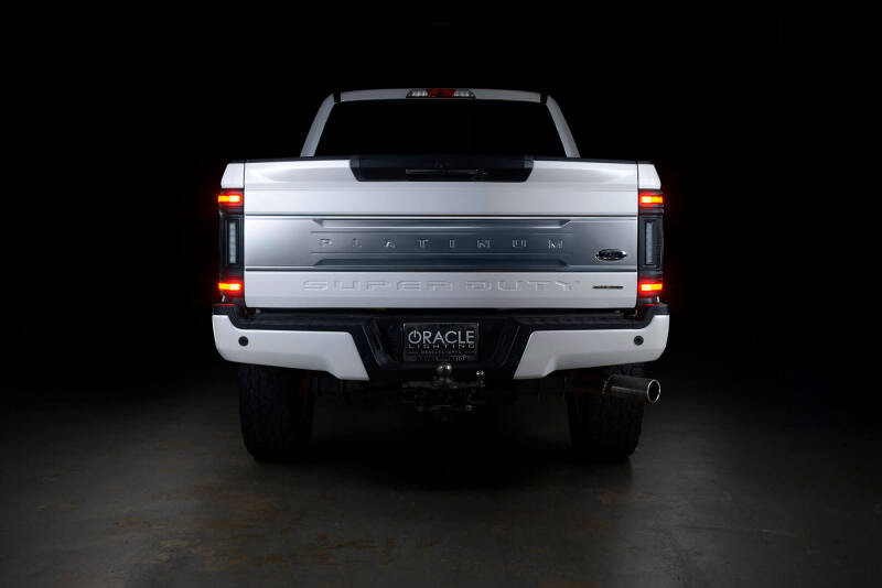 Oracle Lighting 17-22 Ford F-250/350 (Black Series) Flush Mount LED Tail Lights - 5896-504-T