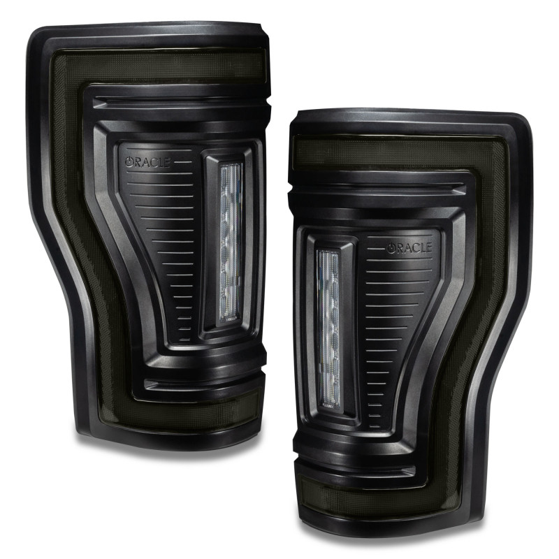 Oracle Lighting 17-22 Ford F-250/350 (Black Series) Flush Mount LED Tail Lights - 5896-504-T