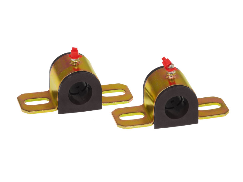 Prothane Universal Greasable Sway Bar Bushings - 25MM - Type B Bracket - Black - 19-1181-BL