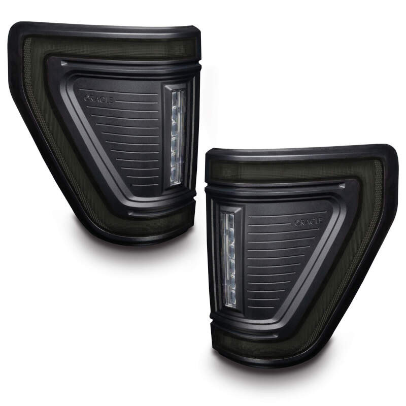 Oracle Lighting 21-24 Ford F-150 (Black Series) Flush Style LED Tail Lights - 5910-504-T