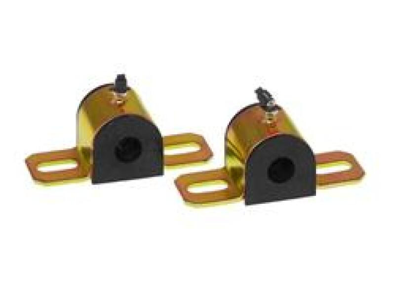 Prothane Universal Greasable Sway Bar Bushings - 31MM - Type B Bracket - Black - 19-1187-BL