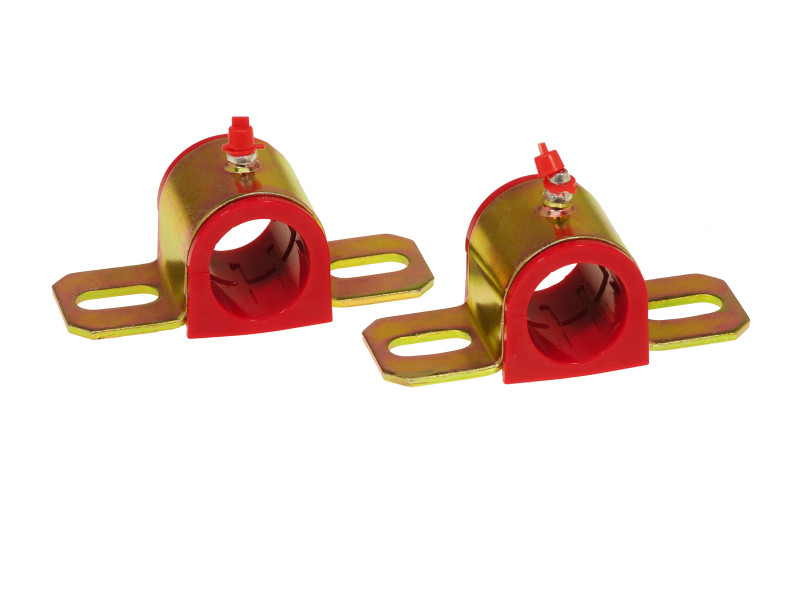 Prothane Universal Greasable Sway Bar Bushings - 32MM - Type B Bracket - Red - 19-1188