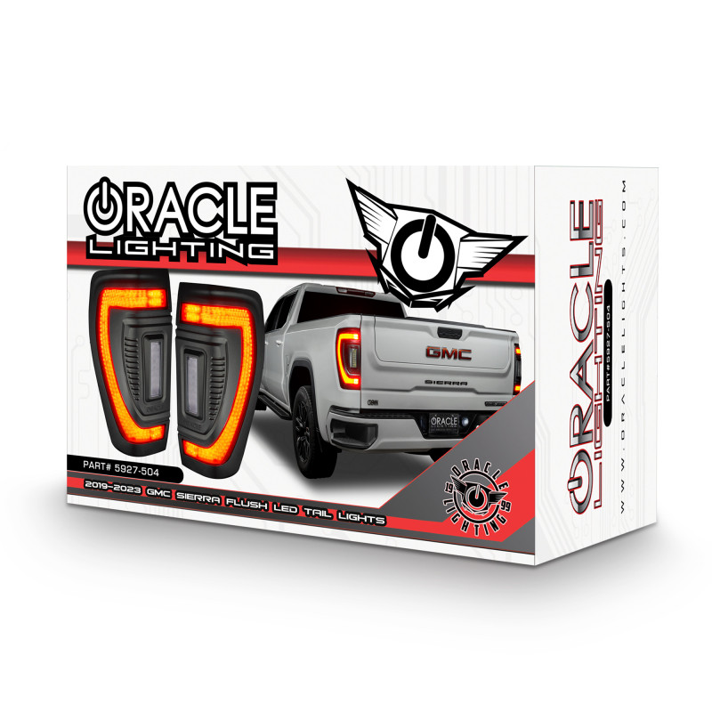Oracle 19-23 GMC Sierra Flush Style LED Tail Lights - Factory Halogen - 5927-504 User 1