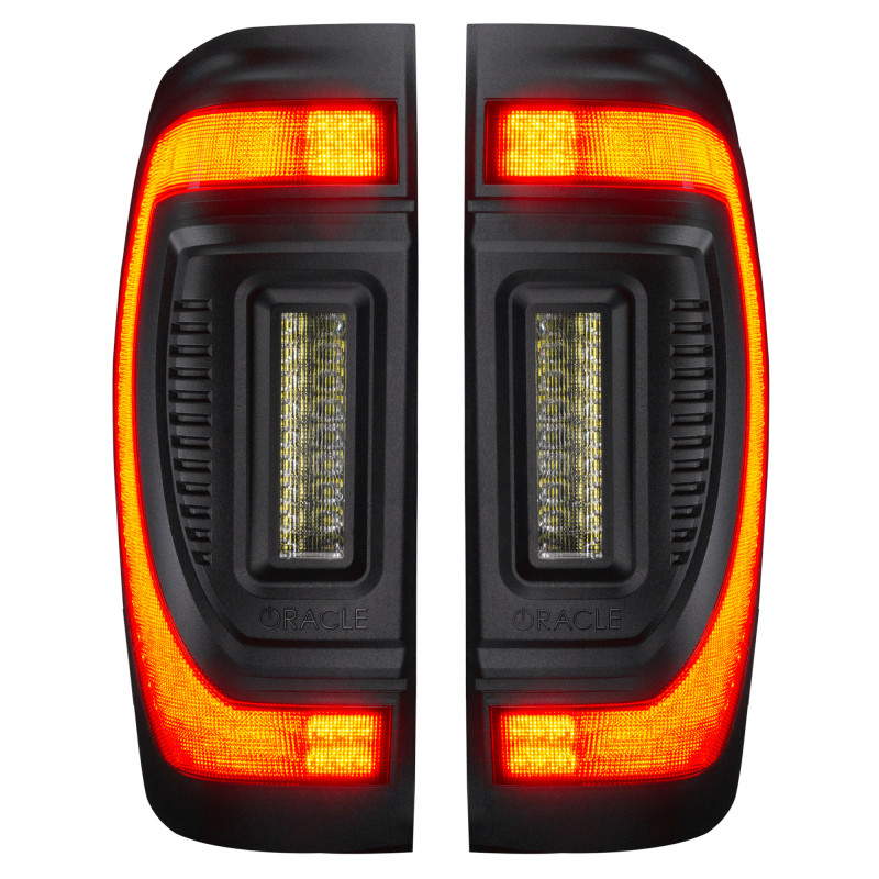 Oracle 19-23 GMC Sierra Black Series Flush Style LED Tail Lights - Factory Halogen - 5927-504-T User 1