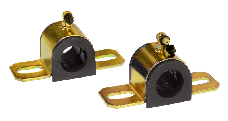 Prothane Universal 90 Deg Greasable Sway Bar Bushings - 28MM - Type B Bracket - Black - 19-1216-BL
