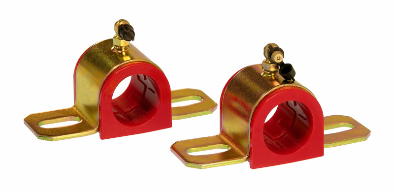 Prothane Universal 90 Deg Greasable Sway Bar Bushings - 31MM - Type B Bracket - Red - 19-1219