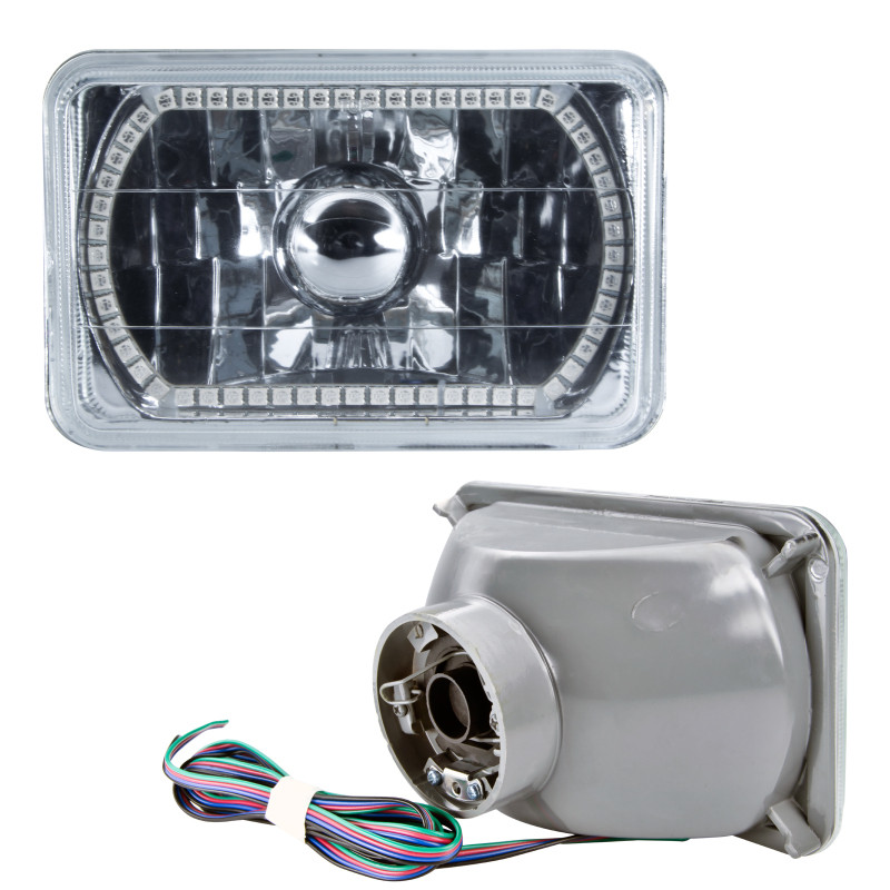 Oracle Pre-Installed Lights 4x6 IN. Sealed Beam - ColorSHIFT Halo - 6909-333