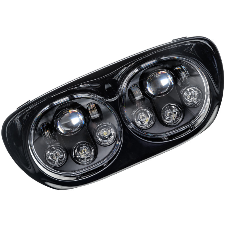 Oracle Harley Road Glide Replacement LED Headlight - Black - 6918-001