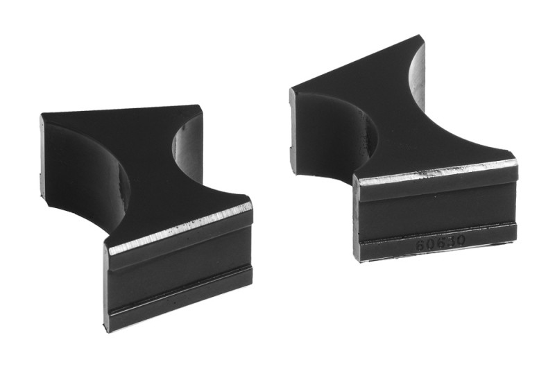 Prothane Universal Shock Reservoir Mounts - 1.5/2.5 Diameter - Black - 19-1719-BL