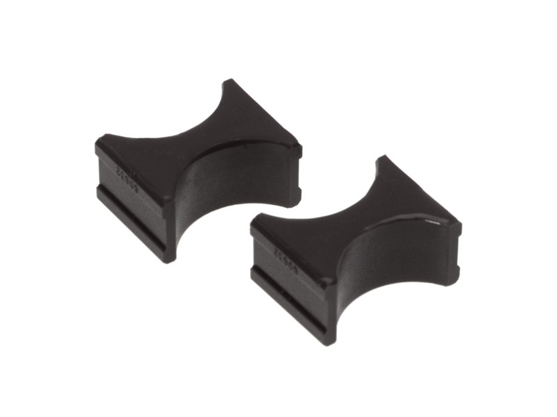 Prothane Universal Shock Reservoir Mounts - 2.0/2.0 Diameter - Black - 19-1721-BL