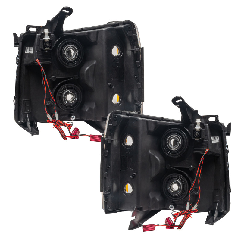 Oracle 07-13 Chevrolet Silverado SMD HL - Round Style - ColorSHIFT w/ Simple Controller - 7007-504